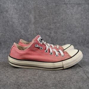 Converse Shoes Womens 8 Sneakers All Star Low Lace Up Casual Trainer Active Pink